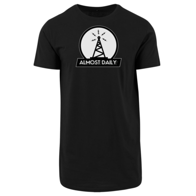 Motiv: Shaped Long Tee - Almost Daily - Funk - bestimme auf Wunsch Details wie Produkt, Grösse, Farbe und Position selbst ! Motiv: Shaped Long Tee - Almost Daily - Funk