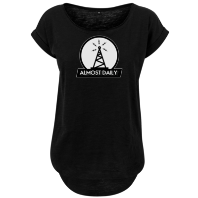 Motiv: Ladies Long Slub Tee - Almost Daily - Funk - bestimme auf Wunsch Details wie Produkt, Grösse, Farbe und Position selbst ! Motiv: Ladies Long Slub Tee - Almost Daily - Funk