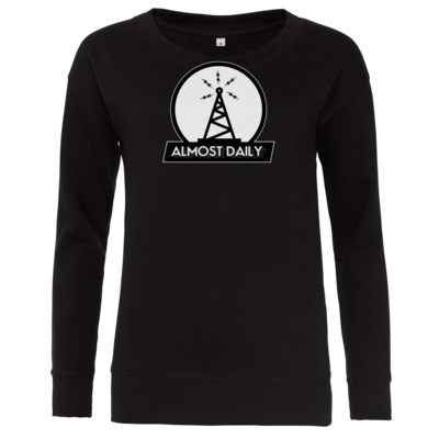 Motiv: Girlie Crew Sweatshirt - Almost Daily - Funk - bestimme auf Wunsch Details wie Produkt, Grösse, Farbe und Position selbst ! Motiv: Girlie Crew Sweatshirt - Almost Daily - Funk