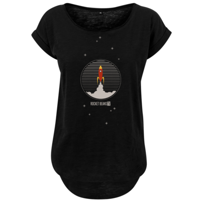 Motiv: Ladies Long Slub Tee - Rakete - bestimme auf Wunsch Details wie Produkt, Grösse, Farbe und Position selbst ! Motiv: Ladies Long Slub Tee - Rakete