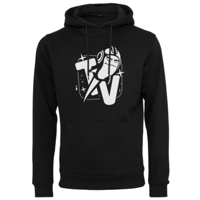 Motiv: Heavy Hoodie - Senderlogo SW - bestimme auf Wunsch Details wie Produkt, Grösse, Farbe und Position selbst ! Motiv: Heavy Hoodie - Senderlogo SW
