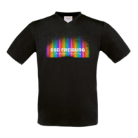 Motiv: T-Shirt V-Neck FAIR WEAR - CSD Freiburg Regenbogen 