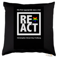 Motiv: Kissen Baumwolle - CSD Freiburg - 2018 - bestimme auf Wunsch Details wie Produkt, Grösse, Farbe und Position selbst ! Motiv: Kissen Baumwolle - CSD Freiburg - 2018