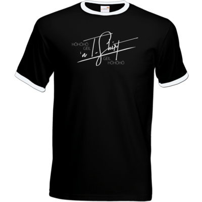 Motiv: T-Shirt Ringer - Inzaynia - Shirt - bestimme auf Wunsch Details wie Produkt, Grösse, Farbe und Position selbst ! Motiv: T-Shirt Ringer - Inzaynia - Shirt