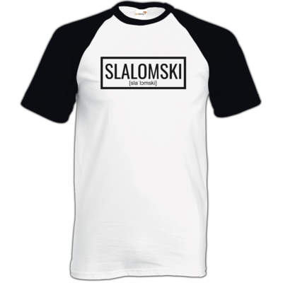 Motiv: TShirt Baseball - Inzaynia - Slalomski - bestimme auf Wunsch Details wie Produkt, Grösse, Farbe und Position selbst ! Motiv: TShirt Baseball - Inzaynia - Slalomski