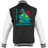 Motiv: College Jacke - Suchtihase (STM) - bestimme auf Wunsch Details wie Produkt, Grösse, Farbe und Position selbst ! Motiv: College Jacke - Suchtihase (STM)