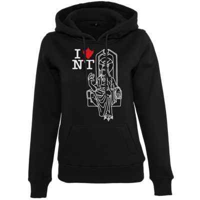 Motiv: Womens Heavy Hoody - I LOVE Enterator 2.0 - bestimme auf Wunsch Details wie Produkt, Grösse, Farbe und Position selbst ! Motiv: Womens Heavy Hoody - I LOVE Enterator 2.0
