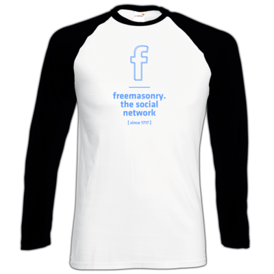 Motiv: Longsleeve Baseball T - freemasonry1 - bestimme auf Wunsch Details wie Produkt, Grösse, Farbe und Position selbst ! Motiv: Longsleeve Baseball T - freemasonry1
