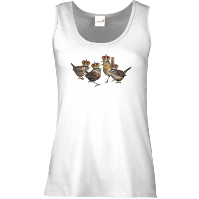 Motiv: Tank Top Damen Classic - Vogelmenschen - Quatuor Coronati - bestimme auf Wunsch Details wie Produkt, Grösse, Farbe und Position selbst ! Motiv: Tank Top Damen Classic - Vogelmenschen - Quatuor Coronati