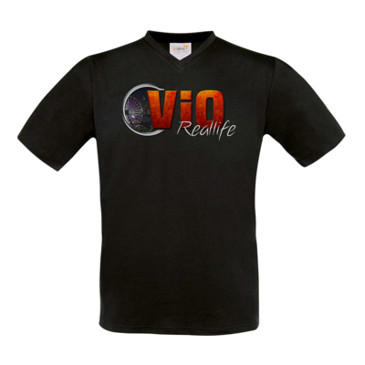 Motiv: T-Shirt V-Neck FAIR WEAR - Logo 