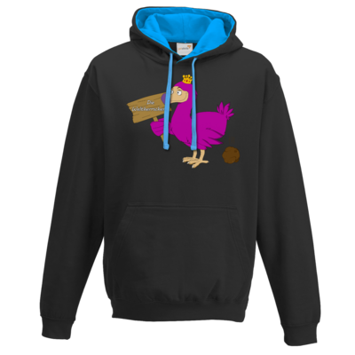Motiv: Two-Tone Hoodie - Motiv Weltherrscherin - bestimme auf Wunsch Details wie Produkt, Grösse, Farbe und Position selbst ! Motiv: Two-Tone Hoodie - Motiv Weltherrscherin