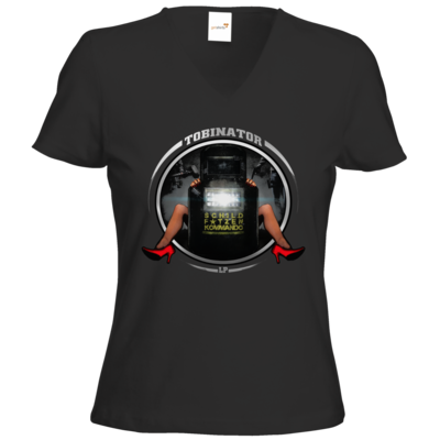 Motiv: T-Shirts Damen V-Neck FAIR WEAR - Schildftze - bestimme auf Wunsch Details wie Produkt, Grösse, Farbe und Position selbst ! Motiv: T-Shirts Damen V-Neck FAIR WEAR - Schildftze