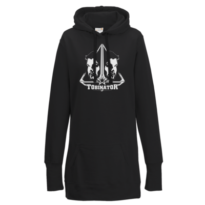 Motiv: Lady Longline Hoodie - StarBadge - bestimme auf Wunsch Details wie Produkt, Grösse, Farbe und Position selbst ! Motiv: Lady Longline Hoodie - StarBadge