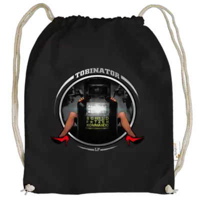 Motiv: Cotton Gymsac - Schildftze - bestimme auf Wunsch Details wie Produkt, Grösse, Farbe und Position selbst ! Motiv: Cotton Gymsac - Schildftze