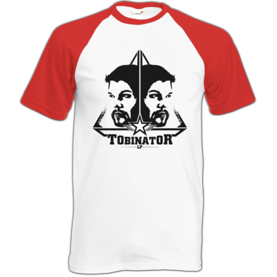 Motiv: Baseball-T FAIR WEAR - StarBadge dark - bestimme auf Wunsch Details wie Produkt, Grösse, Farbe und Position selbst ! Motiv: Baseball-T FAIR WEAR - StarBadge dark