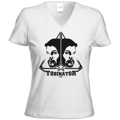 Motiv: T-Shirts Damen V-Neck FAIR WEAR - StarBadge dark - bestimme auf Wunsch Details wie Produkt, Grösse, Farbe und Position selbst ! Motiv: T-Shirts Damen V-Neck FAIR WEAR - StarBadge dark