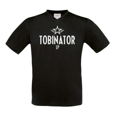 Motiv: T-Shirt V-Neck FAIR WEAR - Tobinator - bestimme auf Wunsch Details wie Produkt, Grösse, Farbe und Position selbst ! Motiv: T-Shirt V-Neck FAIR WEAR - Tobinator