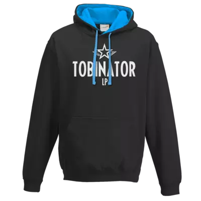 Motiv: Two-Tone Hoodie - Tobinator - bestimme auf Wunsch Details wie Produkt, Grösse, Farbe und Position selbst ! Motiv: Two-Tone Hoodie - Tobinator