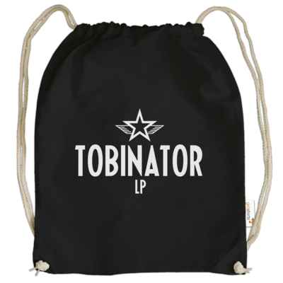 Motiv: Cotton Gymsac - Tobinator - bestimme auf Wunsch Details wie Produkt, Grösse, Farbe und Position selbst ! Motiv: Cotton Gymsac - Tobinator