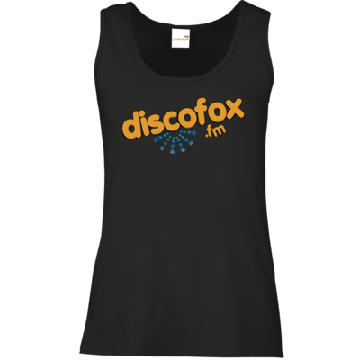 Motiv: Tank Top Damen Classic - Discofox FM - Logo XL - bestimme auf Wunsch Details wie Produkt, Grösse, Farbe und Position selbst ! Motiv: Tank Top Damen Classic - Discofox FM - Logo XL