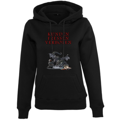 Motiv: Womens Heavy Hoody - Ulisses - Kunden fressen verboten - bestimme auf Wunsch Details wie Produkt, Grösse, Farbe und Position selbst ! Motiv: Womens Heavy Hoody - Ulisses - Kunden fressen verboten