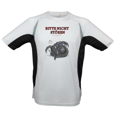 Motiv: Laufshirt Running T - Ulisses - Bitte nicht stören - bestimme auf Wunsch Details wie Produkt, Grösse, Farbe und Position selbst ! Motiv: Laufshirt Running T - Ulisses - Bitte nicht stören