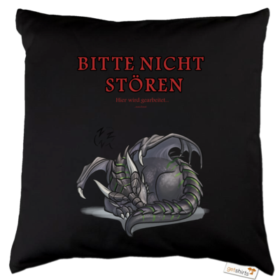 Motiv: Kissen Baumwolle - Ulisses - Bitte nicht stören - bestimme auf Wunsch Details wie Produkt, Grösse, Farbe und Position selbst ! Motiv: Kissen Baumwolle - Ulisses - Bitte nicht stören