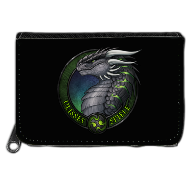 Motiv: Geldboerse - Ulisses - Logo Ulisses-Spiele - bestimme auf Wunsch Details wie Produkt, Grösse, Farbe und Position selbst ! Motiv: Geldboerse - Ulisses - Logo Ulisses-Spiele