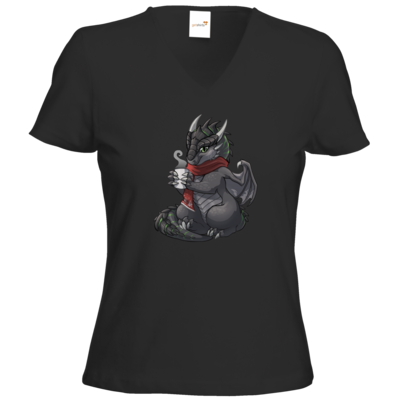 Motiv: T-Shirts Damen V-Neck FAIR WEAR - Ulisses - Chibi - Weihnachtsmotiv 1 - bestimme auf Wunsch Details wie Produkt, Grösse, Farbe und Position selbst ! Motiv: T-Shirts Damen V-Neck FAIR WEAR - Ulisses - Chibi - Weihnachtsmotiv 1