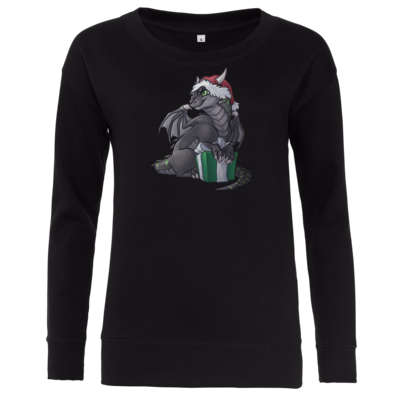 Motiv: Girlie Crew Sweatshirt - Ulisses - Chibi - Weihnachtsmotiv 3 - bestimme auf Wunsch Details wie Produkt, Grösse, Farbe und Position selbst ! Motiv: Girlie Crew Sweatshirt - Ulisses - Chibi - Weihnachtsmotiv 3
