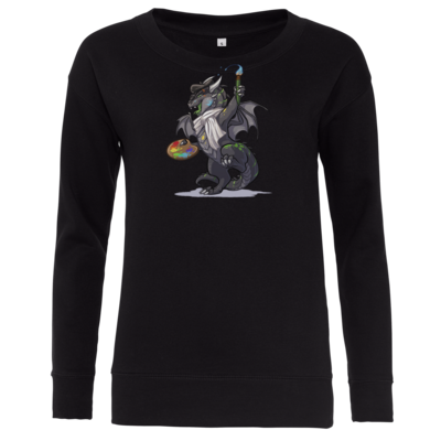 Motiv: Girlie Crew Sweatshirt - Ulisses - Chibi - Making of - bestimme auf Wunsch Details wie Produkt, Grösse, Farbe und Position selbst ! Motiv: Girlie Crew Sweatshirt - Ulisses - Chibi - Making of