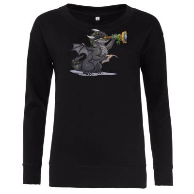 Motiv: Girlie Crew Sweatshirt - Ulisses - Chibi - Teaser - bestimme auf Wunsch Details wie Produkt, Grösse, Farbe und Position selbst ! Motiv: Girlie Crew Sweatshirt - Ulisses - Chibi - Teaser