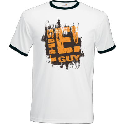 Motiv: T-Shirt Ringer - thisEguy - Tasse rippled - bestimme auf Wunsch Details wie Produkt, Grösse, Farbe und Position selbst ! Motiv: T-Shirt Ringer - thisEguy - Tasse rippled
