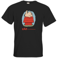 Motiv: T-Shirt Premium FAIR WEAR - ULF der faule Hund - bestimme auf Wunsch Details wie Produkt, Grösse, Farbe und Position selbst ! Motiv: T-Shirt Premium FAIR WEAR - ULF der faule Hund