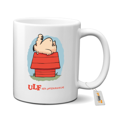 Motiv: Tasse - ULF der faule Hund