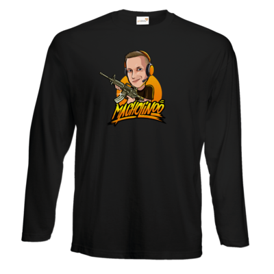 Motiv: Exact 190 Longsleeve FAIR WEAR - Macho - Shots Fired - bestimme auf Wunsch Details wie Produkt, Grösse, Farbe und Position selbst ! Motiv: Exact 190 Longsleeve FAIR WEAR - Macho - Shots Fired