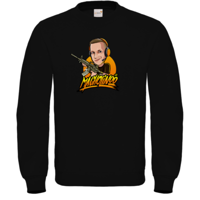 Motiv: Sweatshirt FAIR WEAR - Macho - Shots Fired - bestimme auf Wunsch Details wie Produkt, Grösse, Farbe und Position selbst ! Motiv: Sweatshirt FAIR WEAR - Macho - Shots Fired