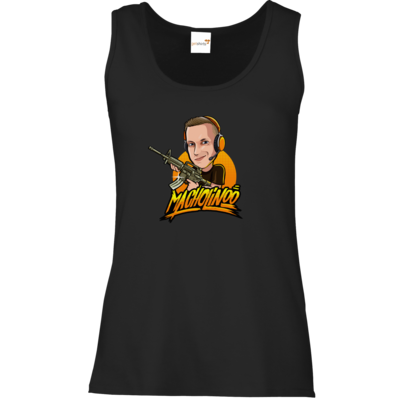 Motiv: Tank Top Damen Classic - Macho - Shots Fired - bestimme auf Wunsch Details wie Produkt, Grösse, Farbe und Position selbst ! Motiv: Tank Top Damen Classic - Macho - Shots Fired