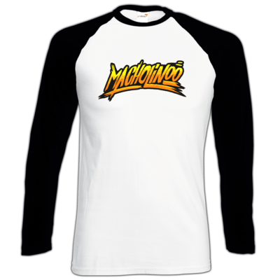 Motiv: Longsleeve Baseball T - Macho - Tag - bestimme auf Wunsch Details wie Produkt, Grösse, Farbe und Position selbst ! Motiv: Longsleeve Baseball T - Macho - Tag