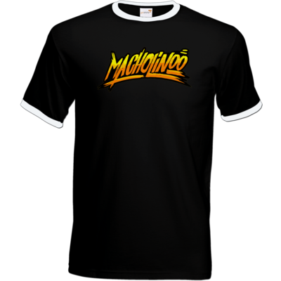 Motiv: T-Shirt Ringer - Macho - Tag - bestimme auf Wunsch Details wie Produkt, Grösse, Farbe und Position selbst ! Motiv: T-Shirt Ringer - Macho - Tag