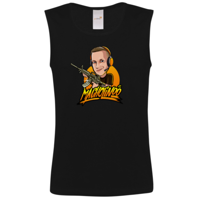 Motiv: Athletic Vest FAIR WEAR - Macho - Shots Fired - bestimme auf Wunsch Details wie Produkt, Grösse, Farbe und Position selbst ! Motiv: Athletic Vest FAIR WEAR - Macho - Shots Fired