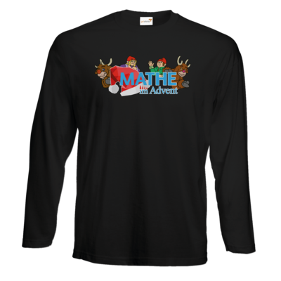 Motiv: Exact 190 Longsleeve FAIR WEAR - Logo mit Wichteln und Rentieren - bestimme auf Wunsch Details wie Produkt, Grösse, Farbe und Position selbst ! Motiv: Exact 190 Longsleeve FAIR WEAR - Logo mit Wichteln und Rentieren