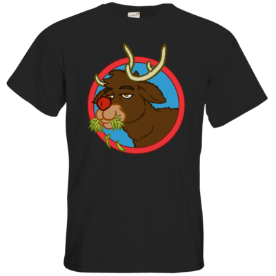 Motiv: T-Shirt Premium FAIR WEAR - Rudolph 