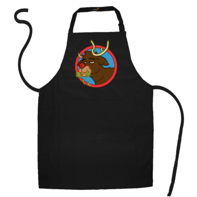 Motiv: Schürze - Rudolph - bestimme auf Wunsch Details wie Produkt, Grösse, Farbe und Position selbst ! Motiv: Schürze - Rudolph