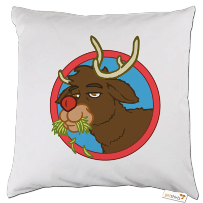 Motiv: Kissen - Rudolph - bestimme auf Wunsch Details wie Produkt, Grösse, Farbe und Position selbst ! Motiv: Kissen - Rudolph