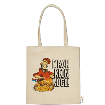 Motiv: Baumwolltasche - LootBoy - Mach Kein Auge - bestimme auf Wunsch Details wie Produkt, Grösse, Farbe und Position selbst ! Motiv: Baumwolltasche - LootBoy - Mach Kein Auge