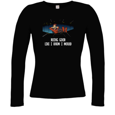 Motiv: Longsleeve Damen FAIR WEAR - Lootboy - Doing Good - bestimme auf Wunsch Details wie Produkt, Grösse, Farbe und Position selbst ! Motiv: Longsleeve Damen FAIR WEAR - Lootboy - Doing Good