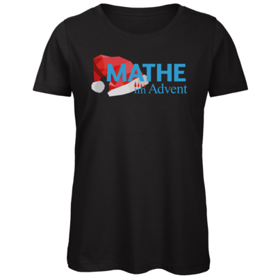 Motiv: Organic Lady T-Shirt - Mathe im Advent Logo - bestimme auf Wunsch Details wie Produkt, Grösse, Farbe und Position selbst ! Motiv: Organic Lady T-Shirt - Mathe im Advent Logo
