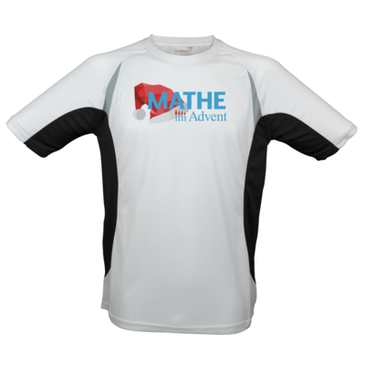Motiv: Laufshirt Running T - Mathe im Advent Logo - bestimme auf Wunsch Details wie Produkt, Grösse, Farbe und Position selbst ! Motiv: Laufshirt Running T - Mathe im Advent Logo