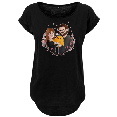 Motiv: Ladies Long Slub Tee - Ei Range - bestimme auf Wunsch Details wie Produkt, Grösse, Farbe und Position selbst ! Motiv: Ladies Long Slub Tee - Ei Range